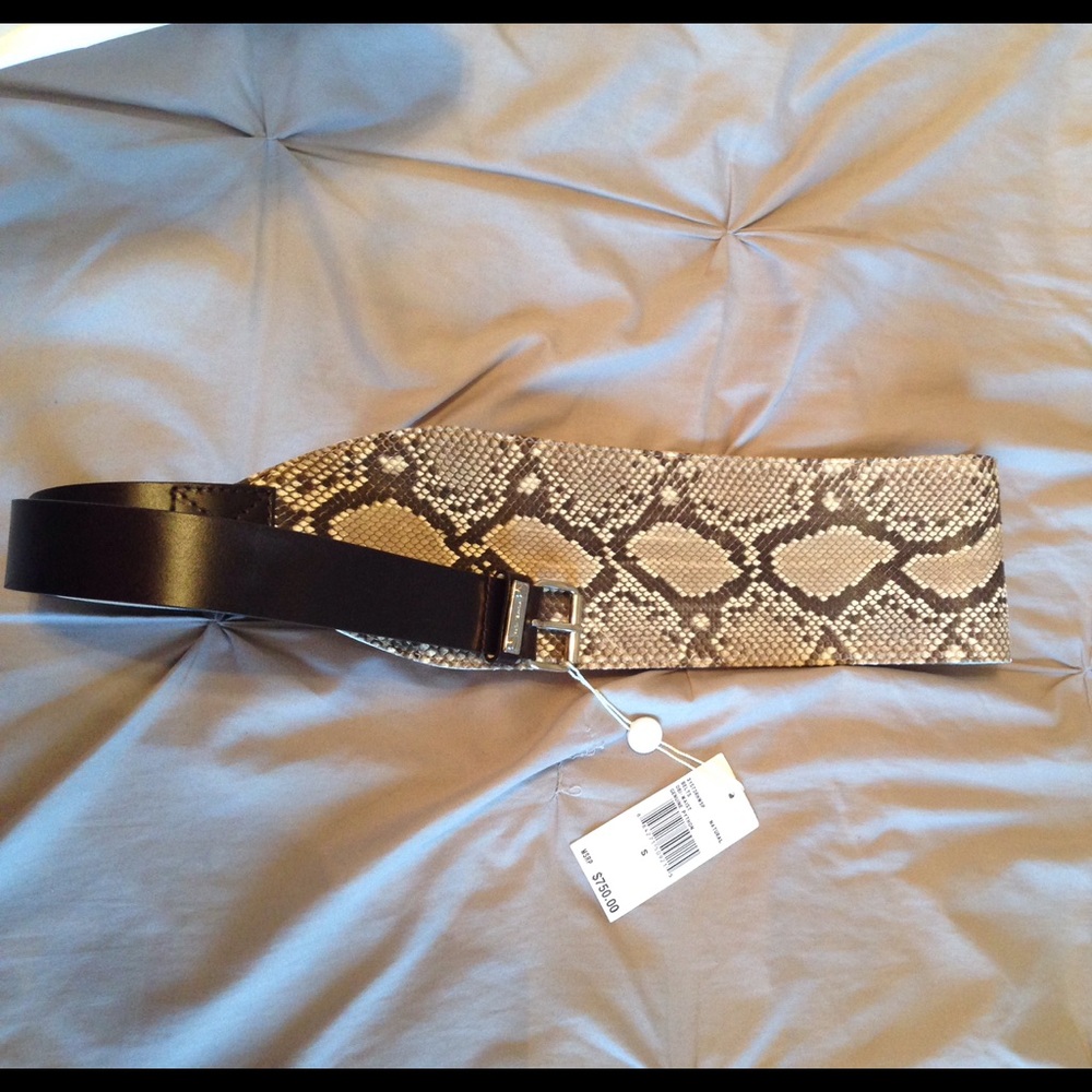 Michael kors python Obi belt - Picture 2 of 6